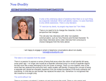 Tablet Screenshot of nondualityinfo.com